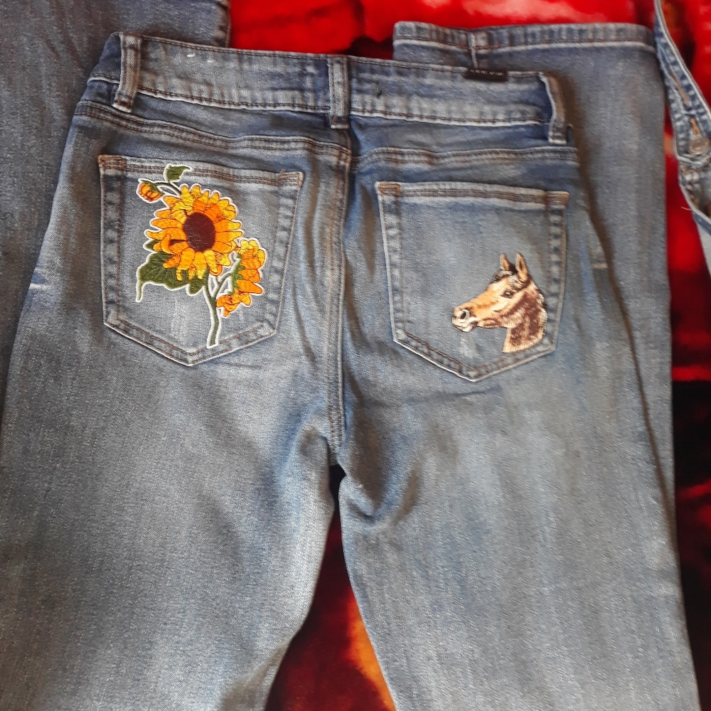 Western bootcut jeans